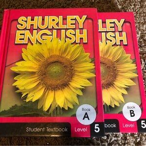 Shurley English Level 5  Student Textbook Set Book A & B Hardcover